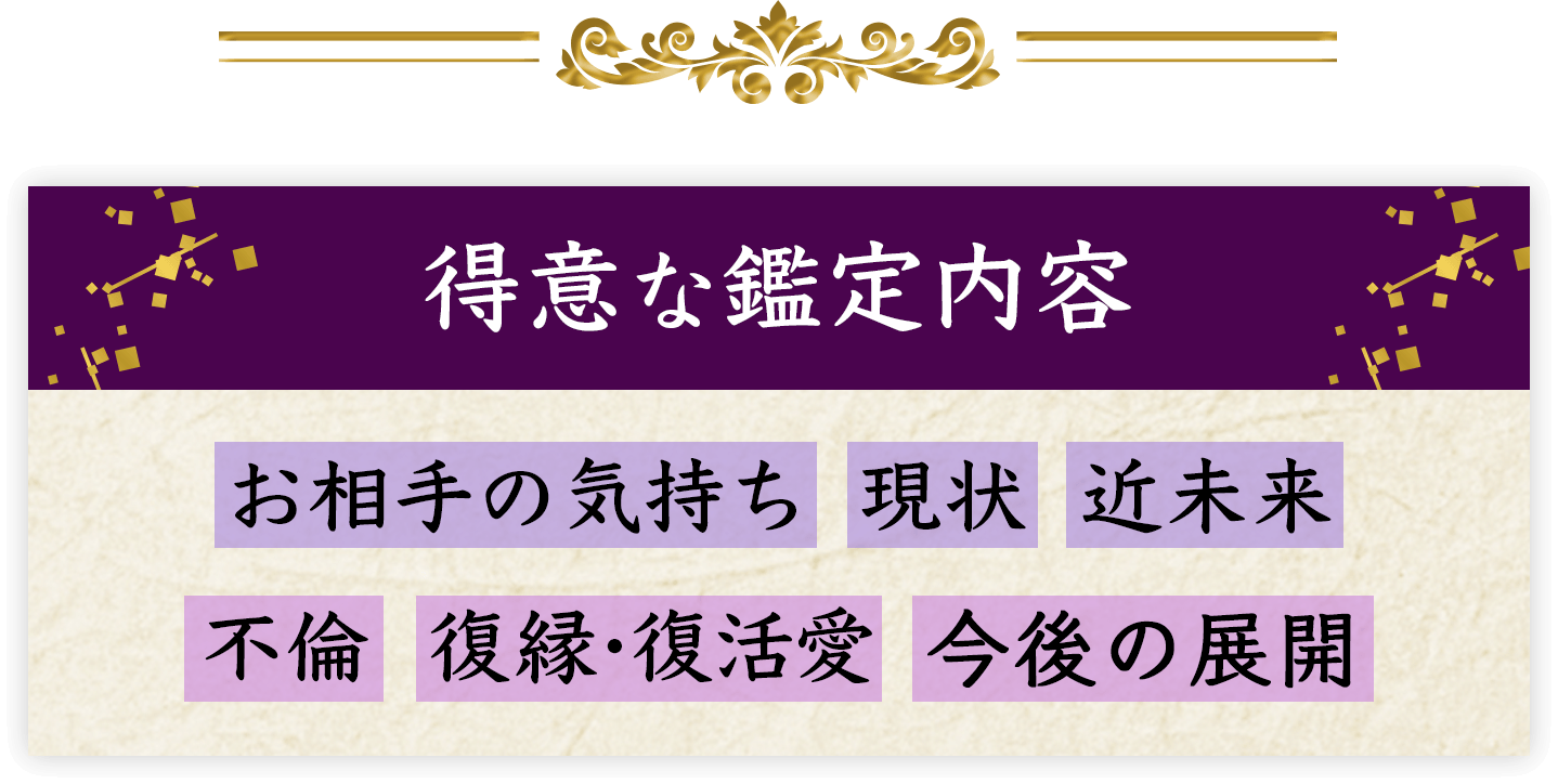 相手の気持ち 現状 近未来など