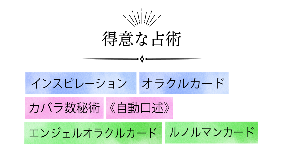 得意な占術