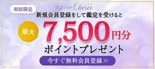 最大7,500円分ポイントプレゼント